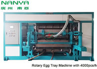 Otomatik Hamur Kalıplama Ekipmanları / Döner Geri Dönüşüm Kağıt Yumurta Tepsisi Üretim Makinesi