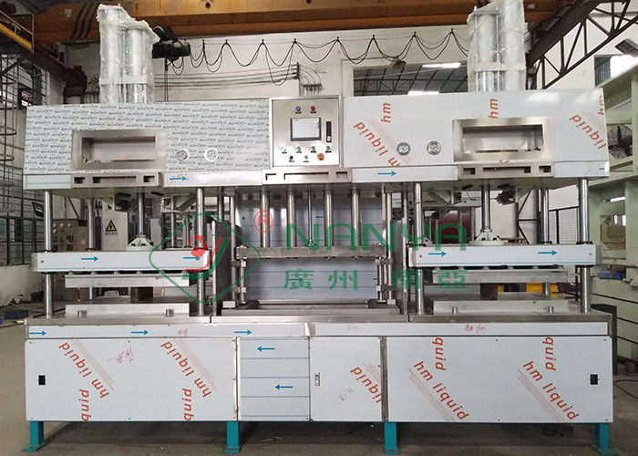 Kağıt Sofra / Kağıt Tabak İçin Tek Kullanımlık Manuel Kağıt Hamuru Kalıplama Makinesi