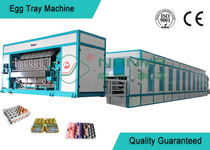 Garantili Otomatik Atık Kağıt Yumurta Tepsisi Yapma Makineleri 3000 ~ 6000 Adet / H