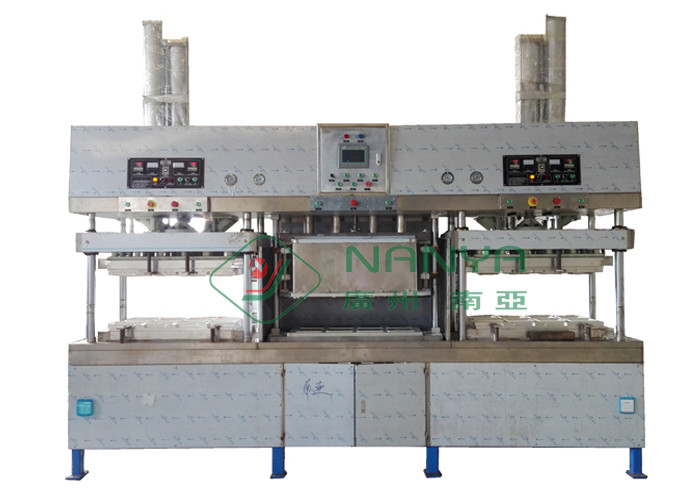 Kolay Kullanım Ecowares Üretim Hattı için Kalıplı Selüloz Kağıt Tabak Yapma Makinesi