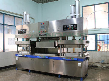 Sugarcan Bagasse Hamuru Yarı Otomatik Sofra Makinesi Dishtray Yapma Makinesi 7000 Adet / H