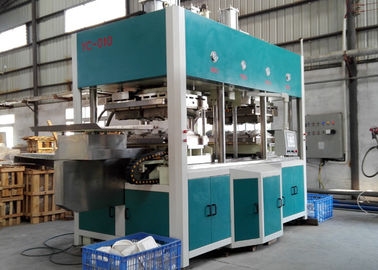 Kağıt Hamuru Sofra 7000Pcs / H için Tam Otomatik Termoform Makinesi