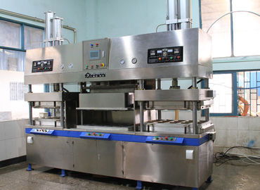 Yarı Otomatik Tek Kullanımlık Kağıt Tabak Yapma Makinesi 3500Pcs / H