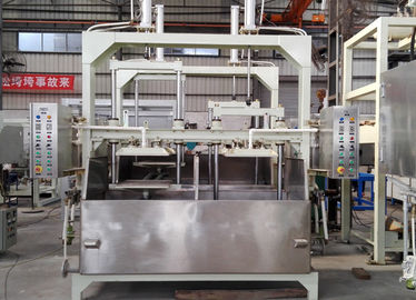 Güneşte Kurutmalı Yarı Otomatik Geri Dönüşüm Hamuru Tepsi Makinesi / 1200pcs / H