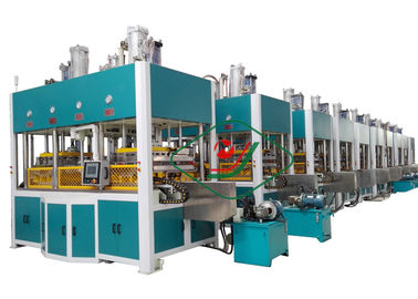 Tabak / Bardak / Bulaşık Tepsisi Termoform için Tek Kalıplı Kağıt Hamuru Kağıt Sofra Yapma Makinesi