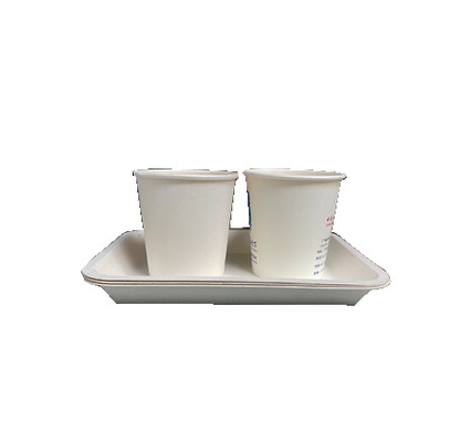 Tek kullanımlık pulp kalıplı kağıt bardak ve çatal kaşık bıçak makineleri 1100 * 800mm