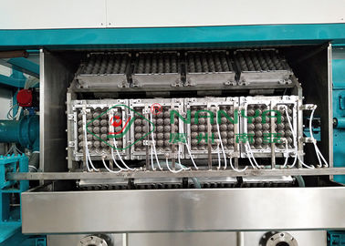 Isıtma Fırını Yüksek Hız 4000PCS / H ile Kağıt Yumurta Tepsisi Üretim Makinesi