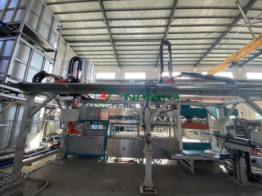 Tek kullanımlık pulp kalıplı kağıt bardak ve çatal kaşık bıçak makineleri 1100 * 800mm