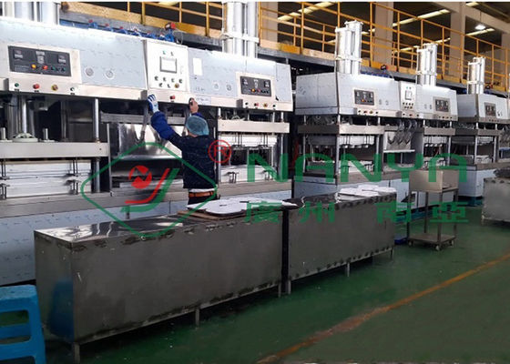 8 Ton / Gün Bambu Hamuru Kağıt Tabağı Sofra Yapma Makinesi