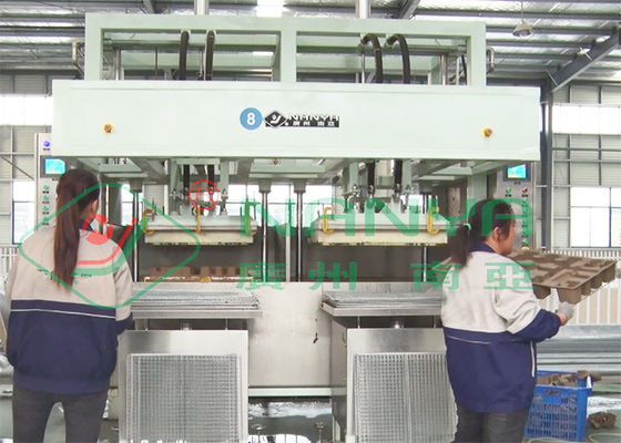 Kağıt Geri Dönüşüm Hamuru Tepsi Makinesi, Kağıt Bardak Yapma Makinesi / 1200pcs / h