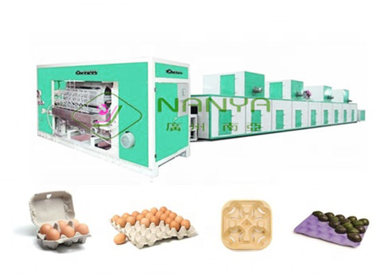 Raper Yumurta Karton 6000pcs / saat Döner Kalıplama Makinesi