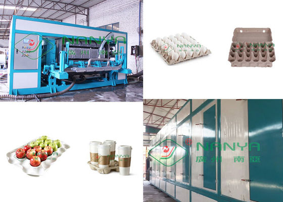 Hızlı Otomatik Kağıt Yumurta Sandığı Yapma Makinesi Vakum Emme Şekillendirme Tipi