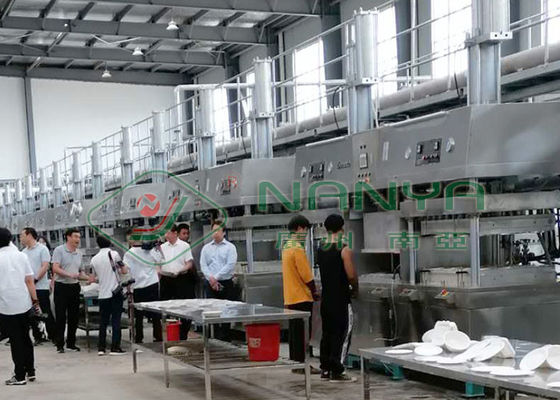 Vakum emme Termoform Kağıt Tabak Yapma Makinesi / Sofra Enjeksiyon Makinesi