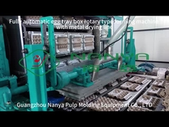Kağıt Pulp Kalıplama Otomatik Tıbbi Tepsiler / Yumurta Tepsileri Üretim Makinesi Saatte 4000Pcs