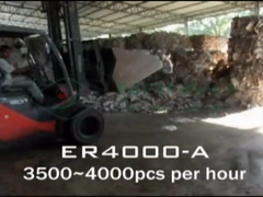 Dokunmatik Ekran Döner Tipi Pulp Kalıplama Üretim hattı Yumurta tepsisi şekillendirme